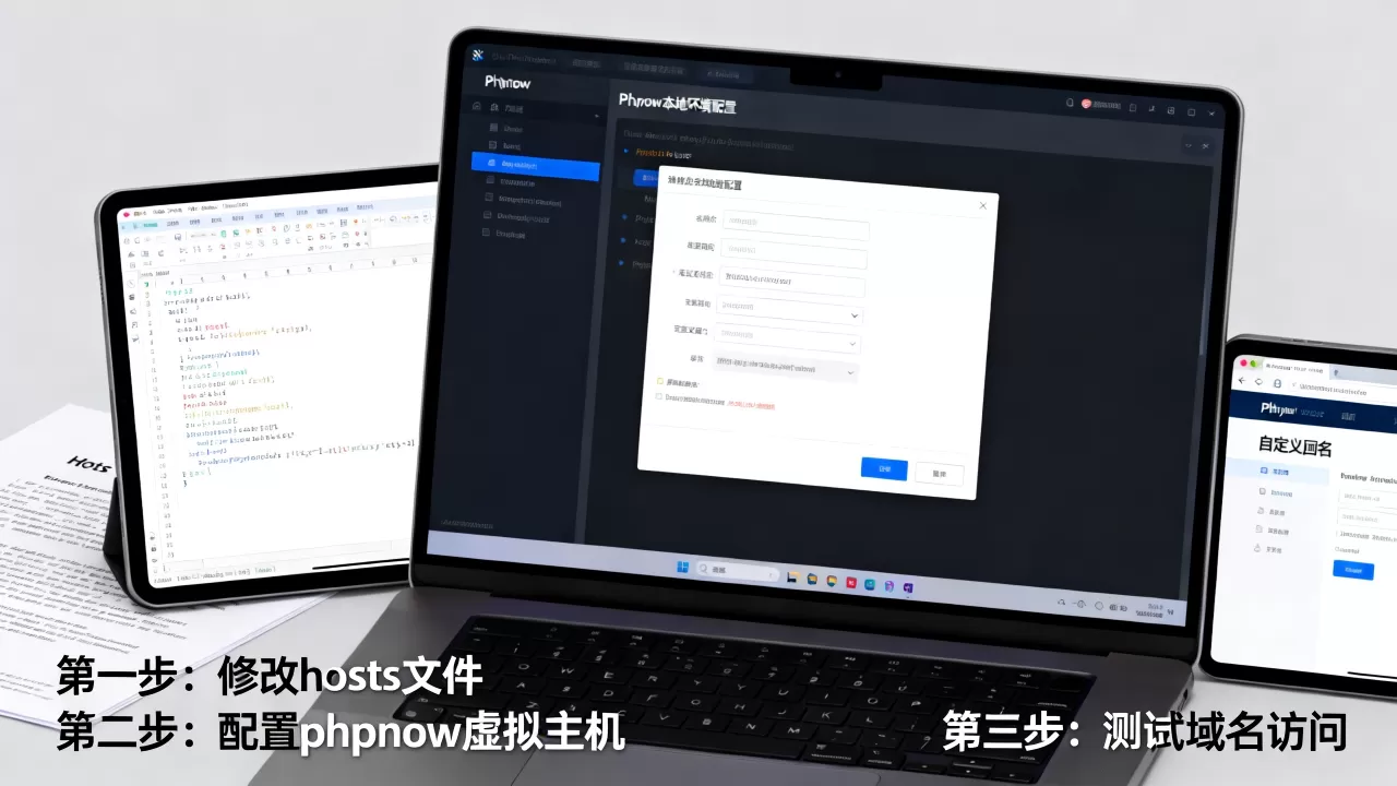 如何为phpnow本地环境配置域名访问?,有哪些步骤? 如何为phpnow本地环境配置域名访问?,有哪些步骤?