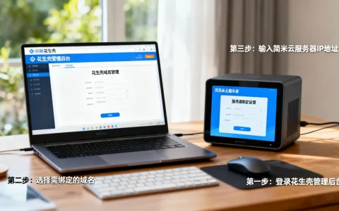 花生壳域名绑定简米云服务器怎么操作？详细步骤是什么？