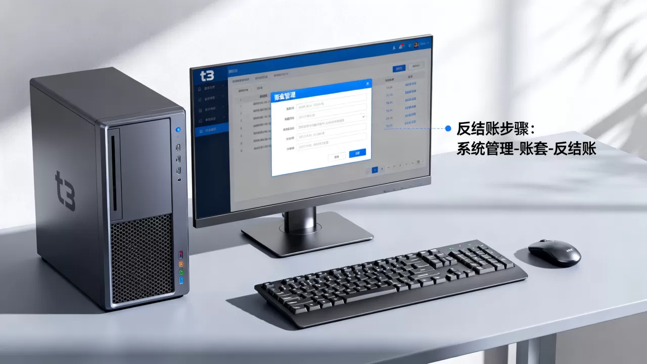 t3服务器上的账套怎么反结 t3服务器上的账套怎么反结