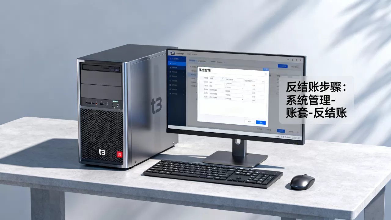 t3服务器上的账套怎么反结 t3服务器上的账套怎么反结