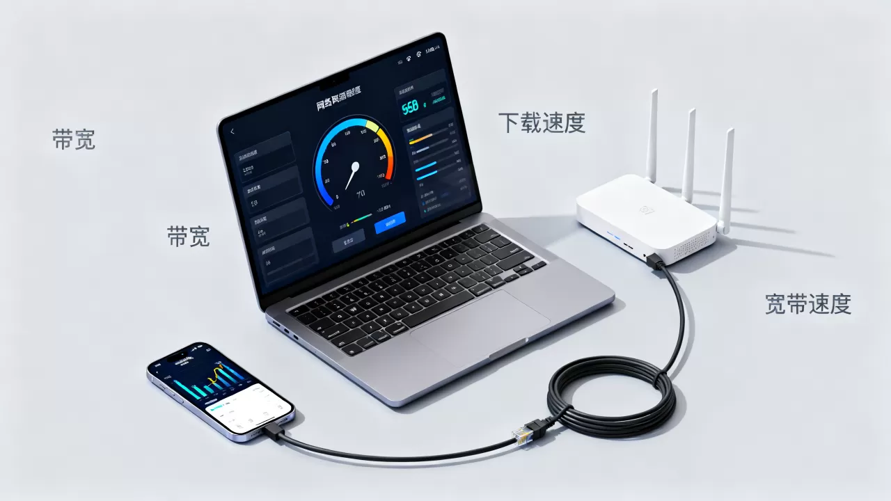 为什么新手会误以为带宽等于下载速度,宽带速度和下载速度的区别 为什么新手会误以为带宽等于下载速度,宽带速度和下载速度的区别