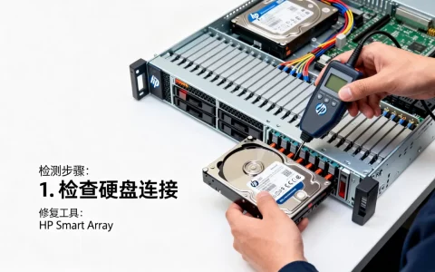 hp服务器硬盘启动不了怎么办，服务器硬盘故障如何检测修复