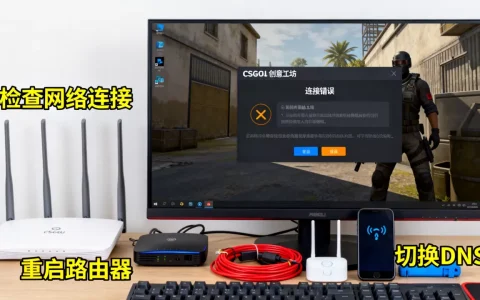 CSGO创意工坊连接不上服务器怎么办，原因及解决方法有哪些？