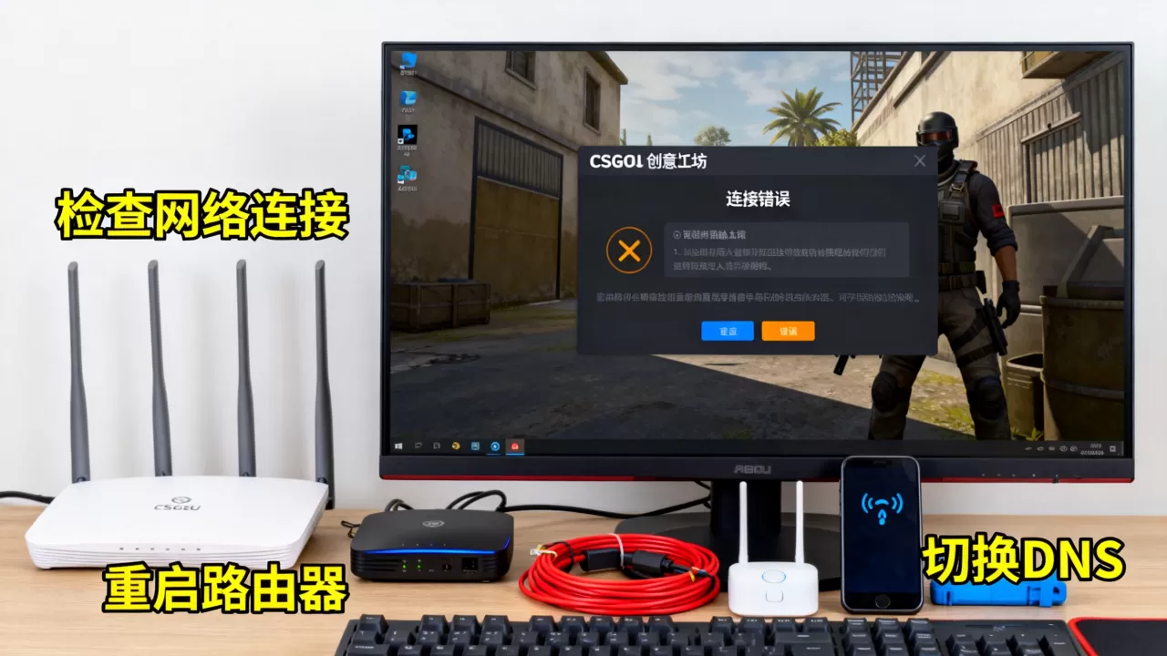 CSGO创意工坊连接不上服务器怎么办,原因及解决方法有哪些? CSGO创意工坊连接不上服务器怎么办,原因及解决方法有哪些?