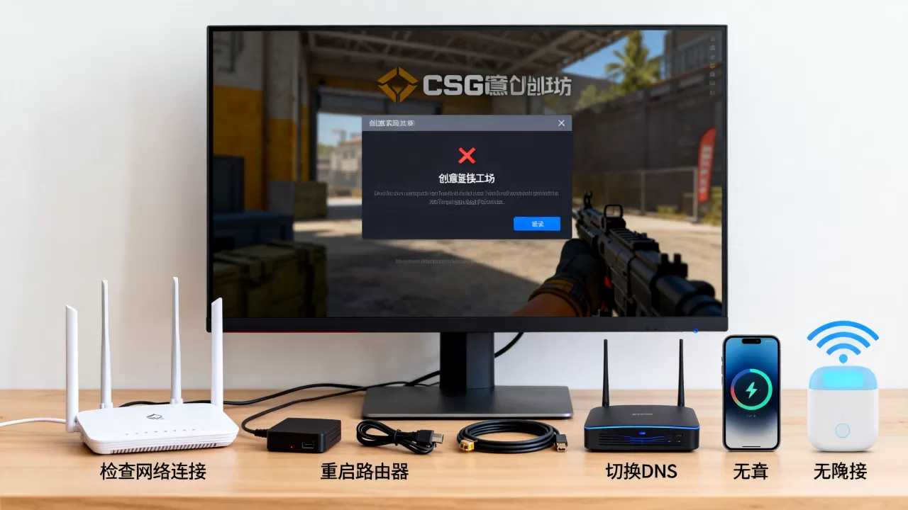 CSGO创意工坊连接不上服务器怎么办,原因及解决方法有哪些? CSGO创意工坊连接不上服务器怎么办,原因及解决方法有哪些?