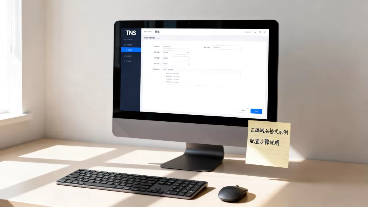 TNS配置时域名填什么才对,怎么正确设置? TNS配置时域名填什么才对,怎么正确设置?