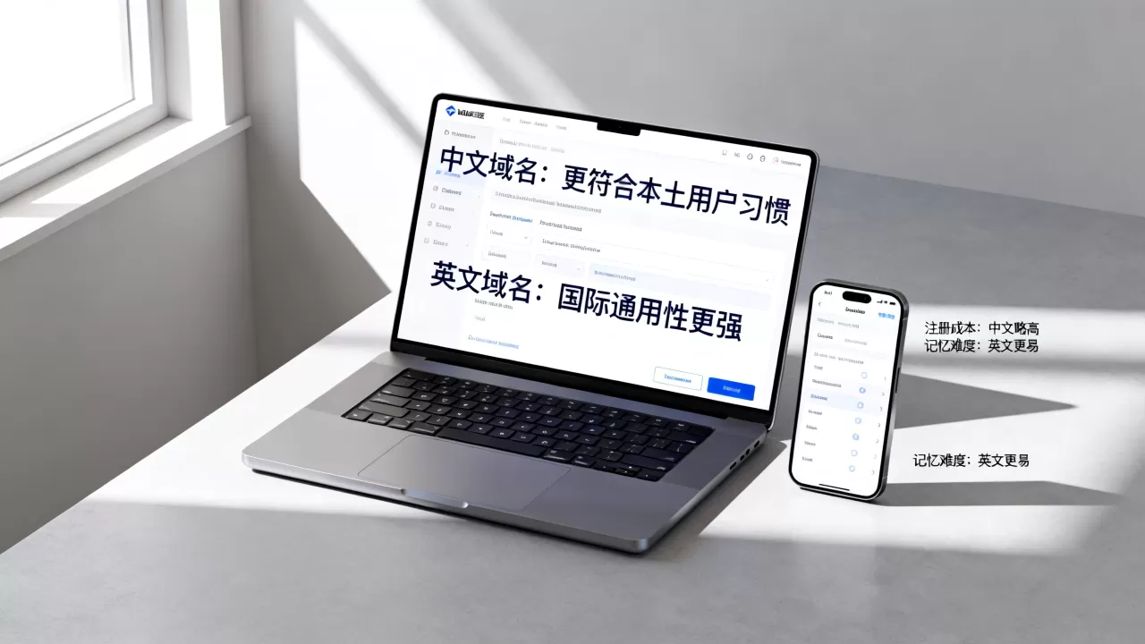 中文域名和英文域名到底有哪些区别,怎么选? 中文域名和英文域名到底有哪些区别,怎么选?