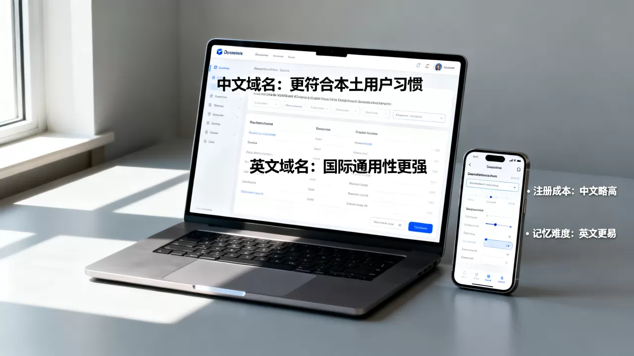 中文域名和英文域名到底有哪些区别,怎么选? 中文域名和英文域名到底有哪些区别,怎么选?