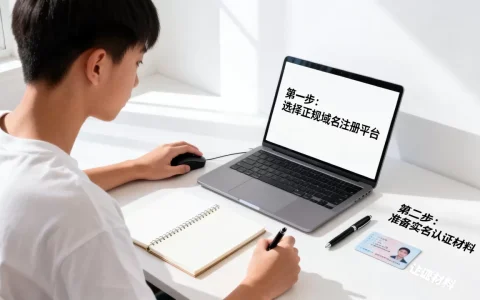 如何获取网站域名，新手小白需要准备什么材料？