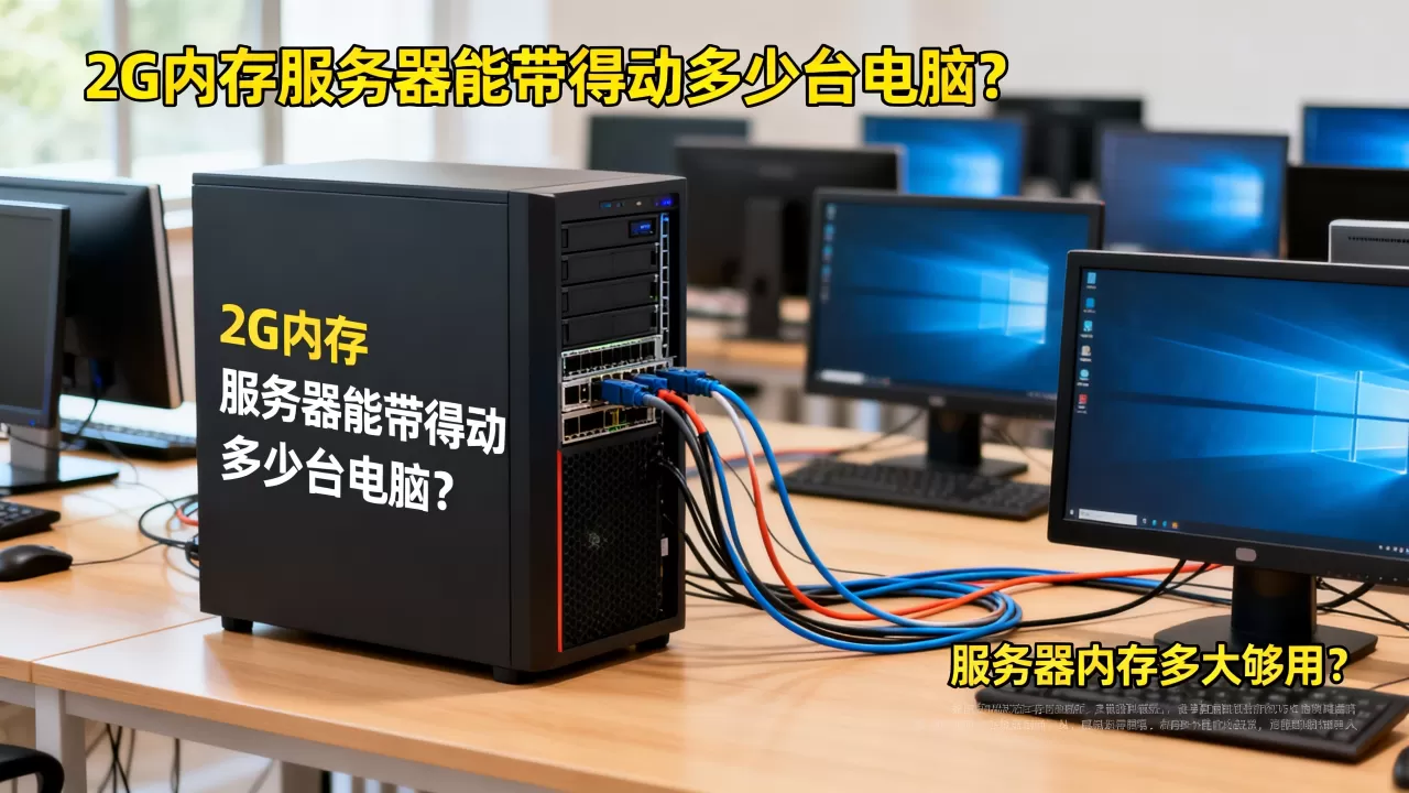 2G内存服务器能带得动多少台电脑?,服务器内存多大够用? 2G内存服务器能带得动多少台电脑?,服务器内存多大够用?
