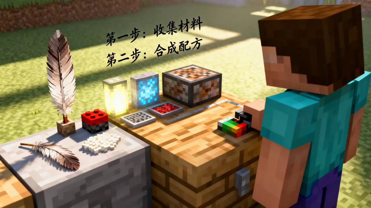 我的世界ec服务器脉冲光羽怎么弄?,怎么做 我的世界ec服务器脉冲光羽怎么弄?,怎么做