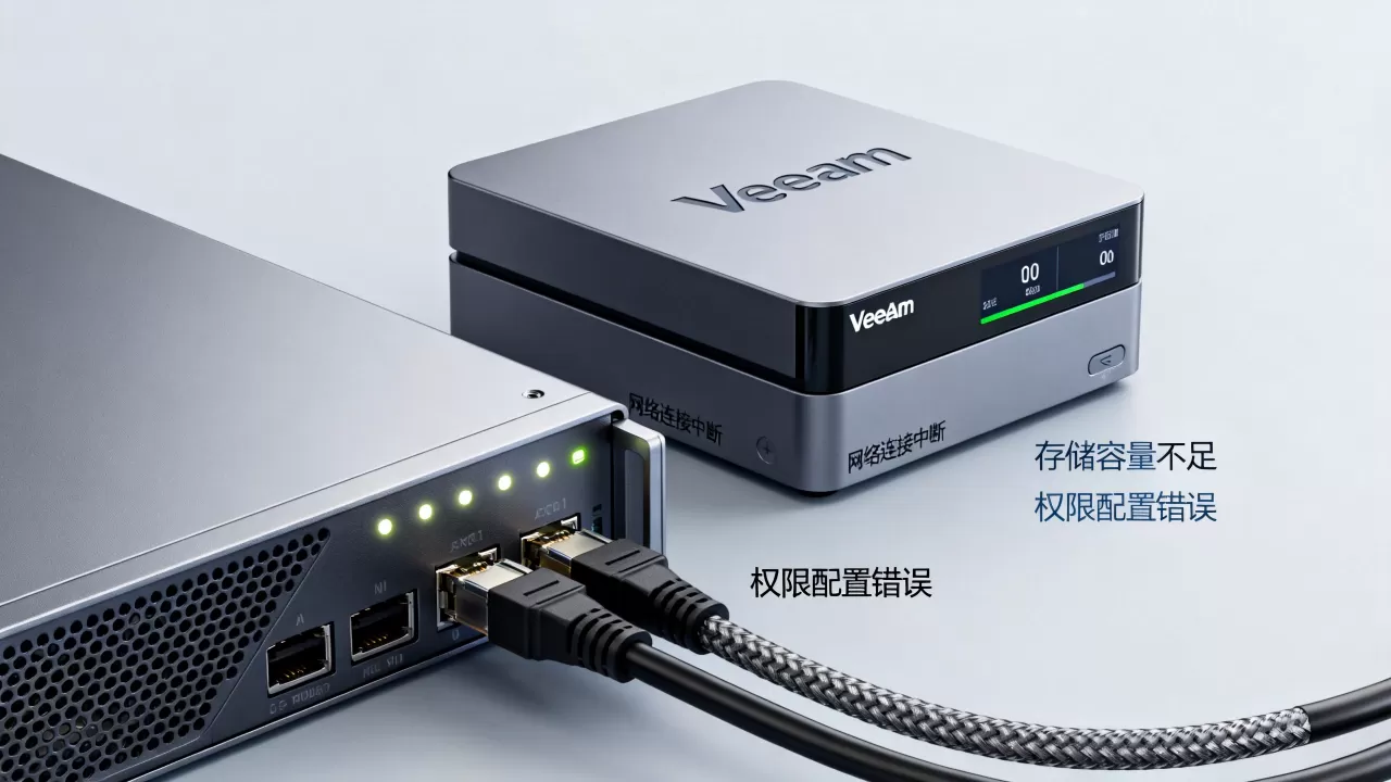 Veeam还原虚拟机失败怎么解决,常见原因有哪些? Veeam还原虚拟机失败怎么解决,常见原因有哪些?