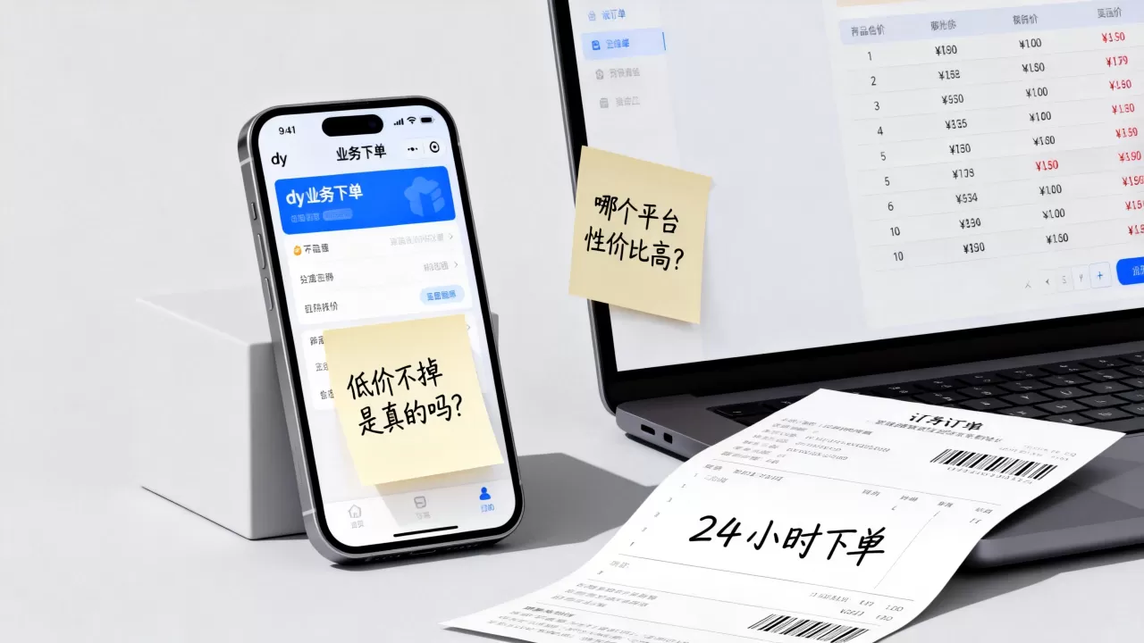dy业务24小时下单平台低价不掉是真的吗,哪个平台性价比高? dy业务24小时下单平台低价不掉是真的吗,哪个平台性价比高?