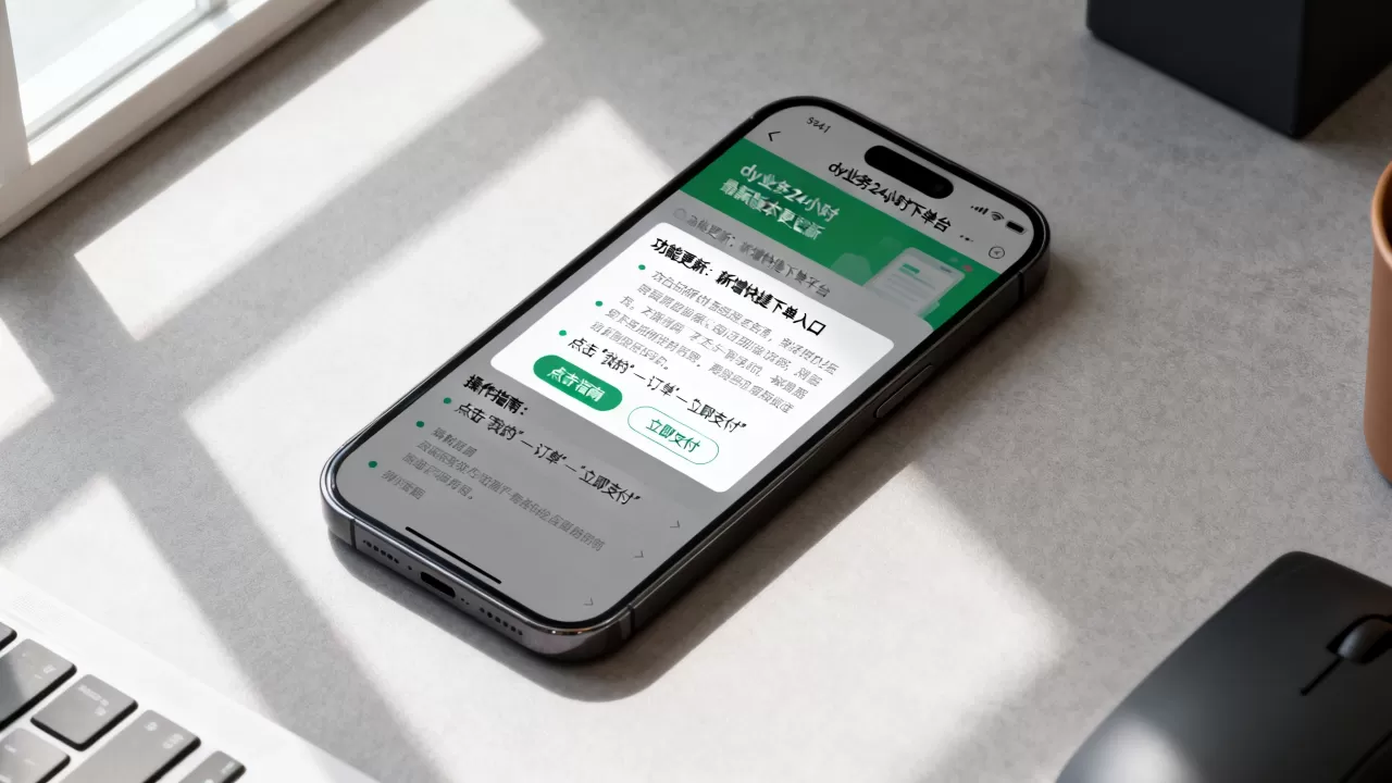 dy业务24小时下单平台最新版本更新了什么,怎么用? dy业务24小时下单平台最新版本更新了什么,怎么用?