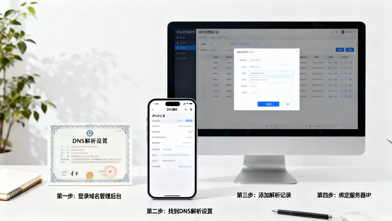 域名解析绑定步骤有哪些?新手怎么操作? 域名解析绑定步骤有哪些?新手怎么操作?
