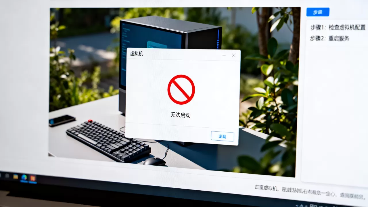 虚拟机红色禁止图标咋回事?系统无法启动修复方法 虚拟机红色禁止图标咋回事?系统无法启动修复方法