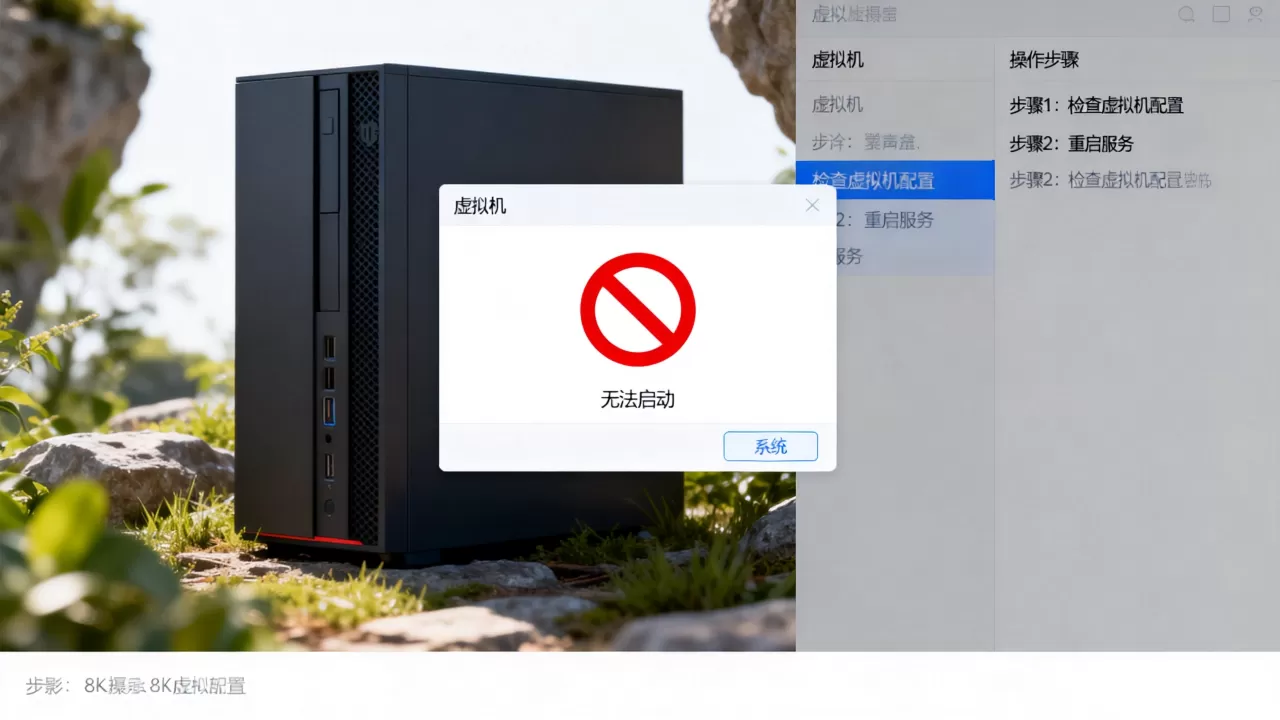 虚拟机红色禁止图标咋回事?系统无法启动修复方法 虚拟机红色禁止图标咋回事?系统无法启动修复方法