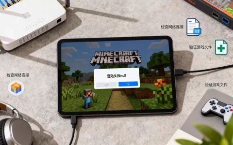 我的世界服务器登陆失败null怎么办，原因是什么？