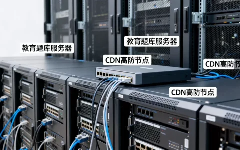 教育题库高并发服务器CDN高防如何协同，配置方案是什么？