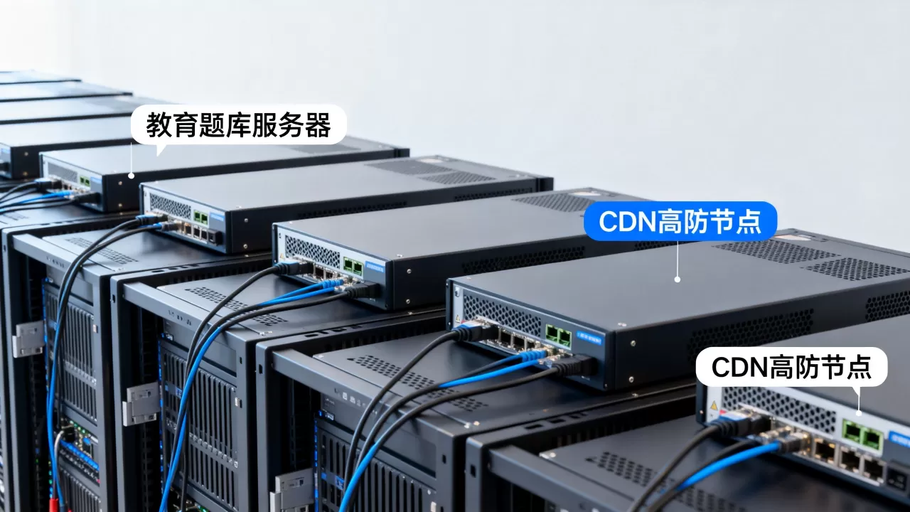 教育题库高并发服务器CDN高防如何协同,配置方案是什么? 教育题库高并发服务器CDN高防如何协同,配置方案是什么?