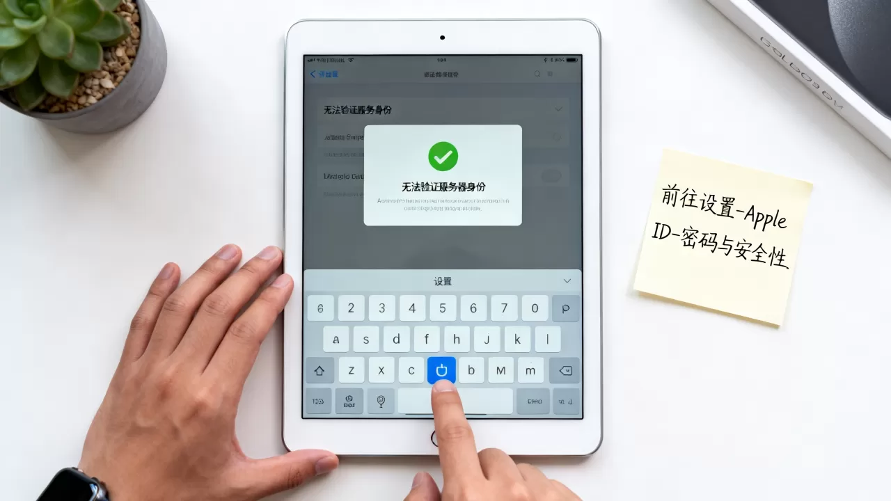 iPad id登录服务器出错怎么办,ipad无法验证服务器身份? iPad id登录服务器出错怎么办,ipad无法验证服务器身份?