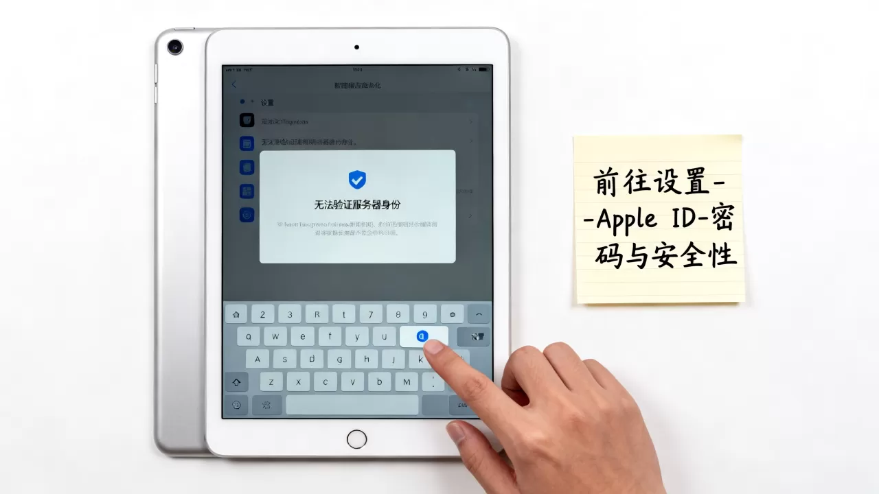 iPad id登录服务器出错怎么办,ipad无法验证服务器身份? iPad id登录服务器出错怎么办,ipad无法验证服务器身份?