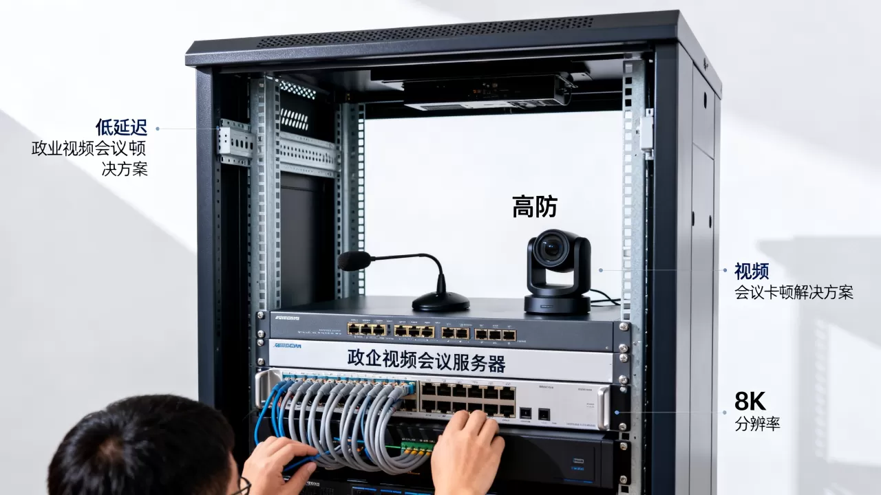 政企视频会议服务器如何做到低延迟高防?,视频会议卡顿怎么办? 政企视频会议服务器如何做到低延迟高防?,视频会议卡顿怎么办?