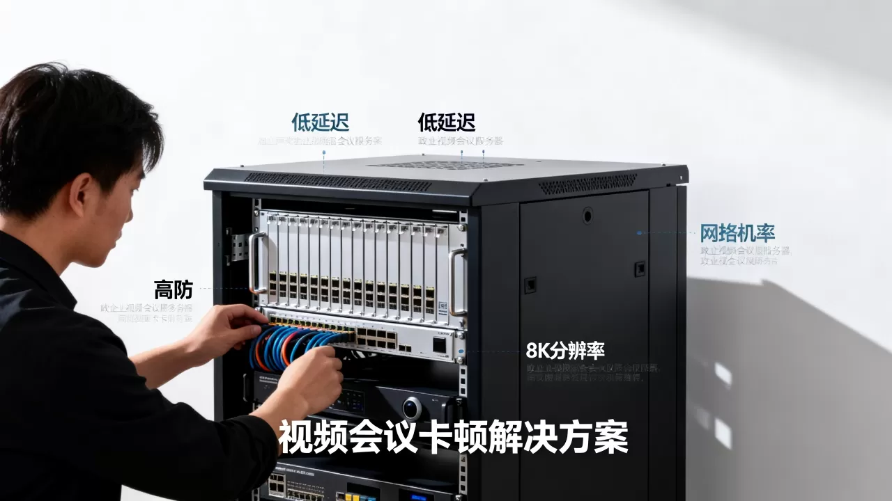 政企视频会议服务器如何做到低延迟高防?,视频会议卡顿怎么办? 政企视频会议服务器如何做到低延迟高防?,视频会议卡顿怎么办?