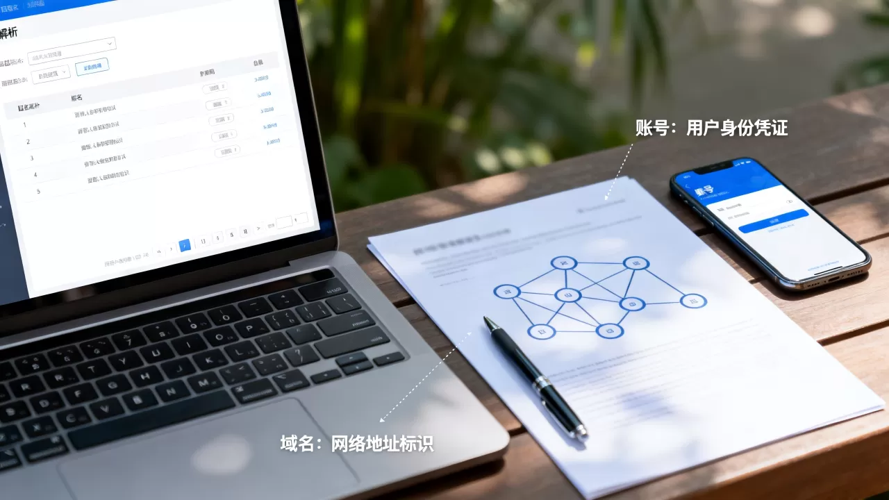 域名和账号有什么联系?怎么理解两者区别 域名和账号有什么联系?怎么理解两者区别