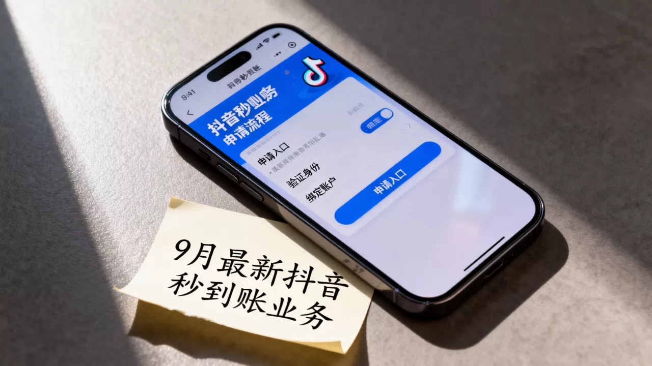 9月最新抖音秒到账业务是真的吗,怎么申请? 9月最新抖音秒到账业务是真的吗,怎么申请?
