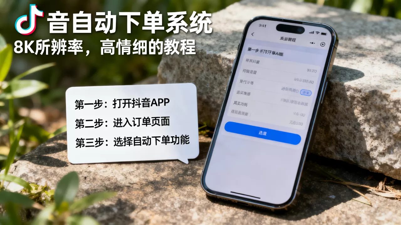 抖音自动下单系统怎么用,最新教程是什么? 抖音自动下单系统怎么用,最新教程是什么?