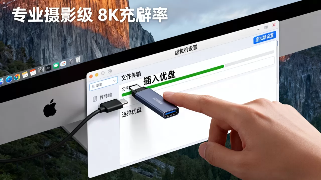 mac虚拟机中应该如何识别并使用优盘?,怎么操作 mac虚拟机中应该如何识别并使用优盘?,怎么操作