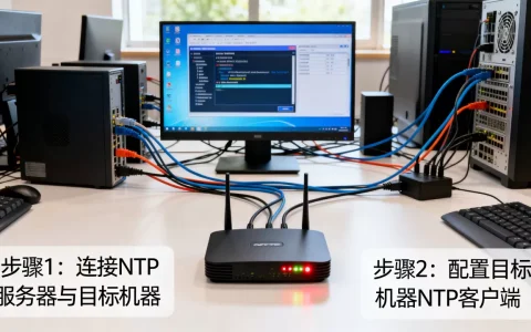 有了NTP服务器怎么连接其他机器呢，怎么设置