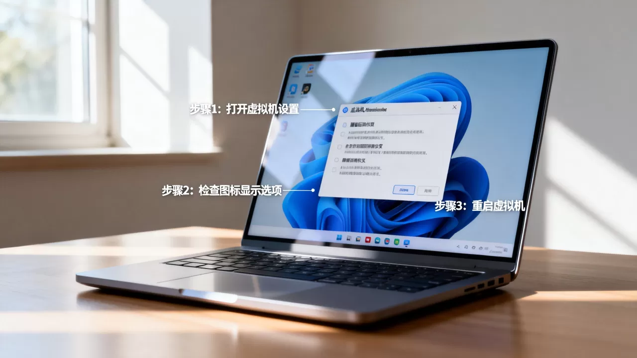 虚拟机隐藏图标怎么恢复,桌面图标不见了怎么办? 虚拟机隐藏图标怎么恢复,桌面图标不见了怎么办?