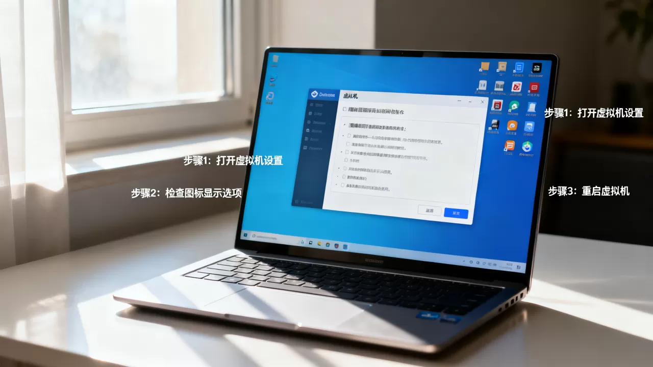 虚拟机隐藏图标怎么恢复,桌面图标不见了怎么办? 虚拟机隐藏图标怎么恢复,桌面图标不见了怎么办?