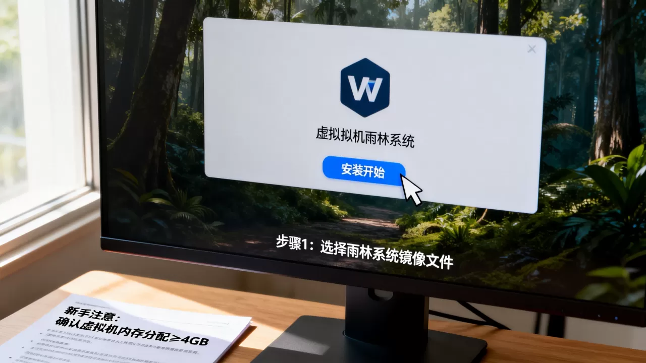 虚拟机安装雨林教程到底详细吗,新手跟着操作能成功吗? 虚拟机安装雨林教程到底详细吗,新手跟着操作能成功吗?