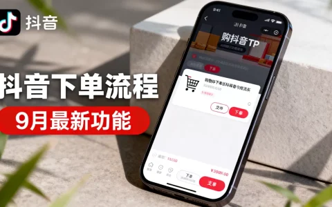 9月最新：抖音下单是什么意思