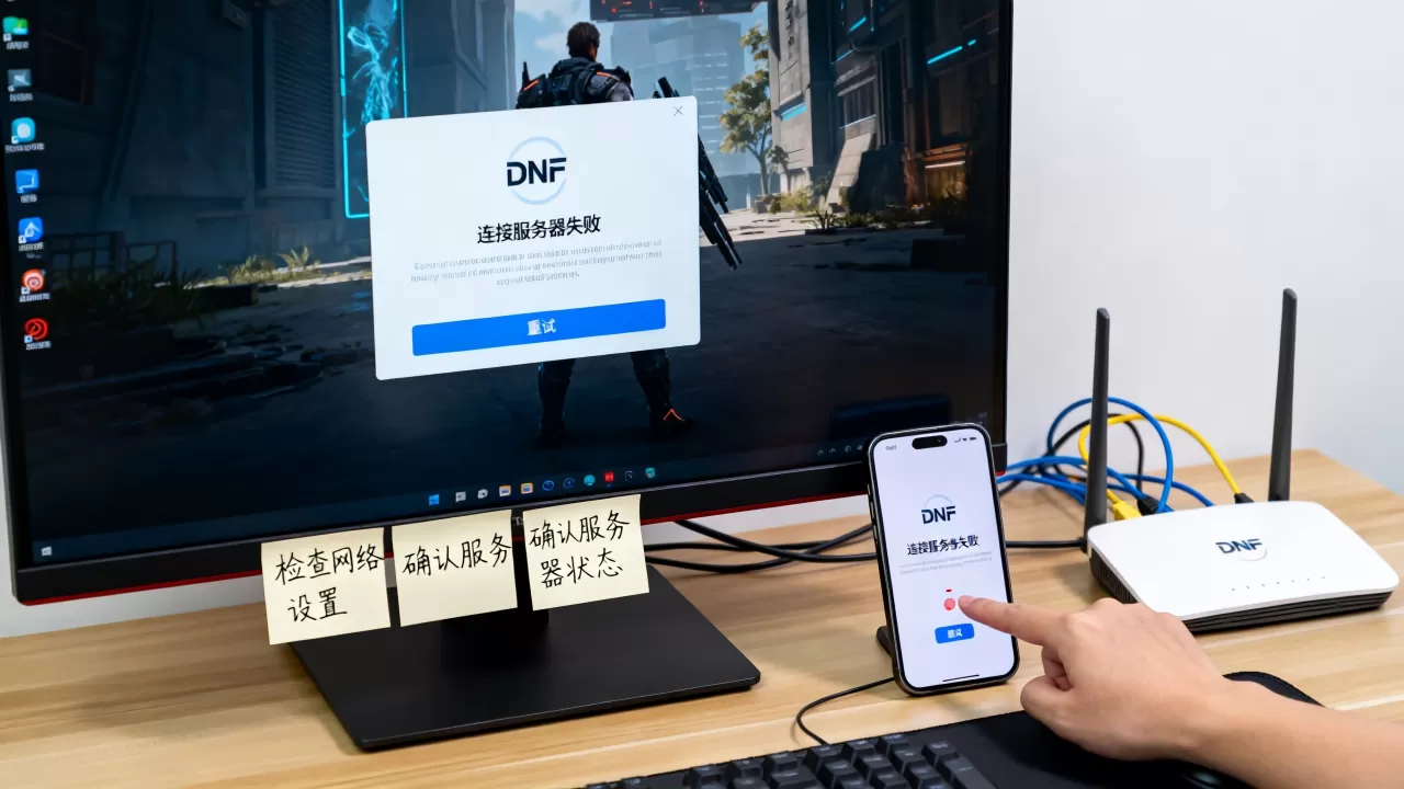 dnf登录游戏显示连接服务器失败该咋办,是什么原因 dnf登录游戏显示连接服务器失败该咋办,是什么原因