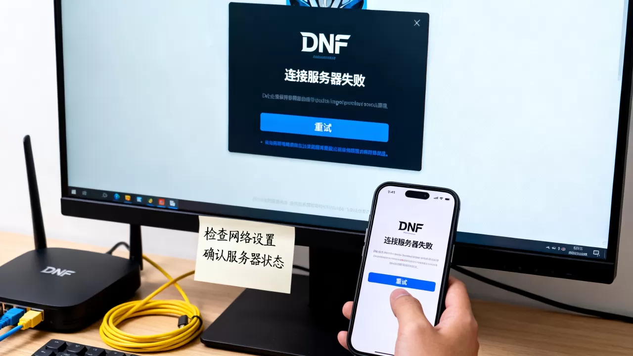 dnf登录游戏显示连接服务器失败该咋办,是什么原因 dnf登录游戏显示连接服务器失败该咋办,是什么原因