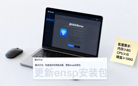 虚拟机安装ensp需要哪些配置？ensp安装报错怎么解决