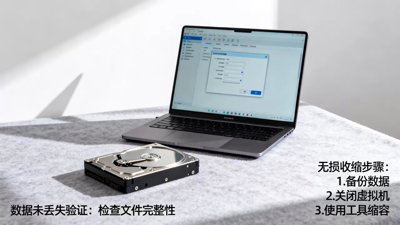 如何无损收缩虚拟机硬盘?,虚拟机硬盘缩容后数据丢失吗? 如何无损收缩虚拟机硬盘?,虚拟机硬盘缩容后数据丢失吗?