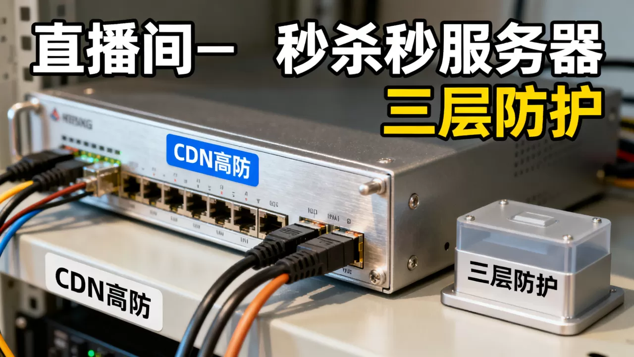 直播间秒杀服务器CDN高防三层防护 直播间秒杀服务器CDN高防三层防护