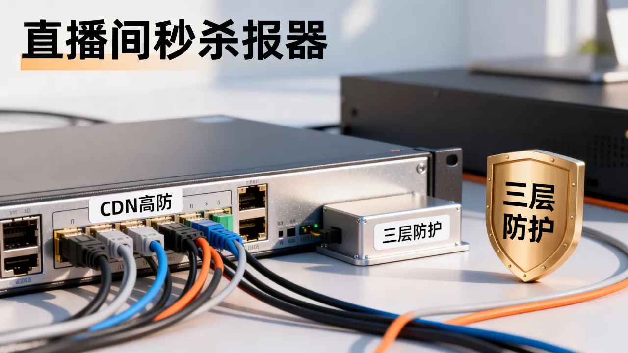 直播间秒杀服务器CDN高防三层防护 直播间秒杀服务器CDN高防三层防护