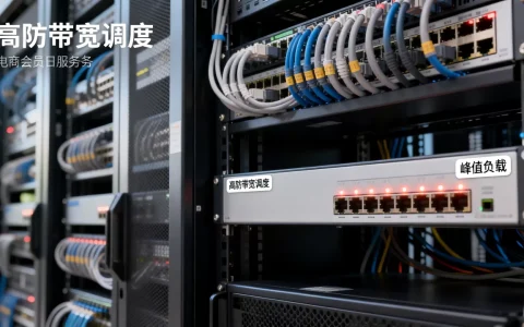 电商会员日峰值服务器高防带宽调度