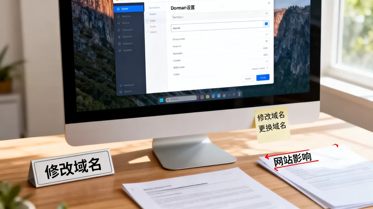 修改域名和更换域名有何区别,对网站有什么影响? 修改域名和更换域名有何区别,对网站有什么影响?