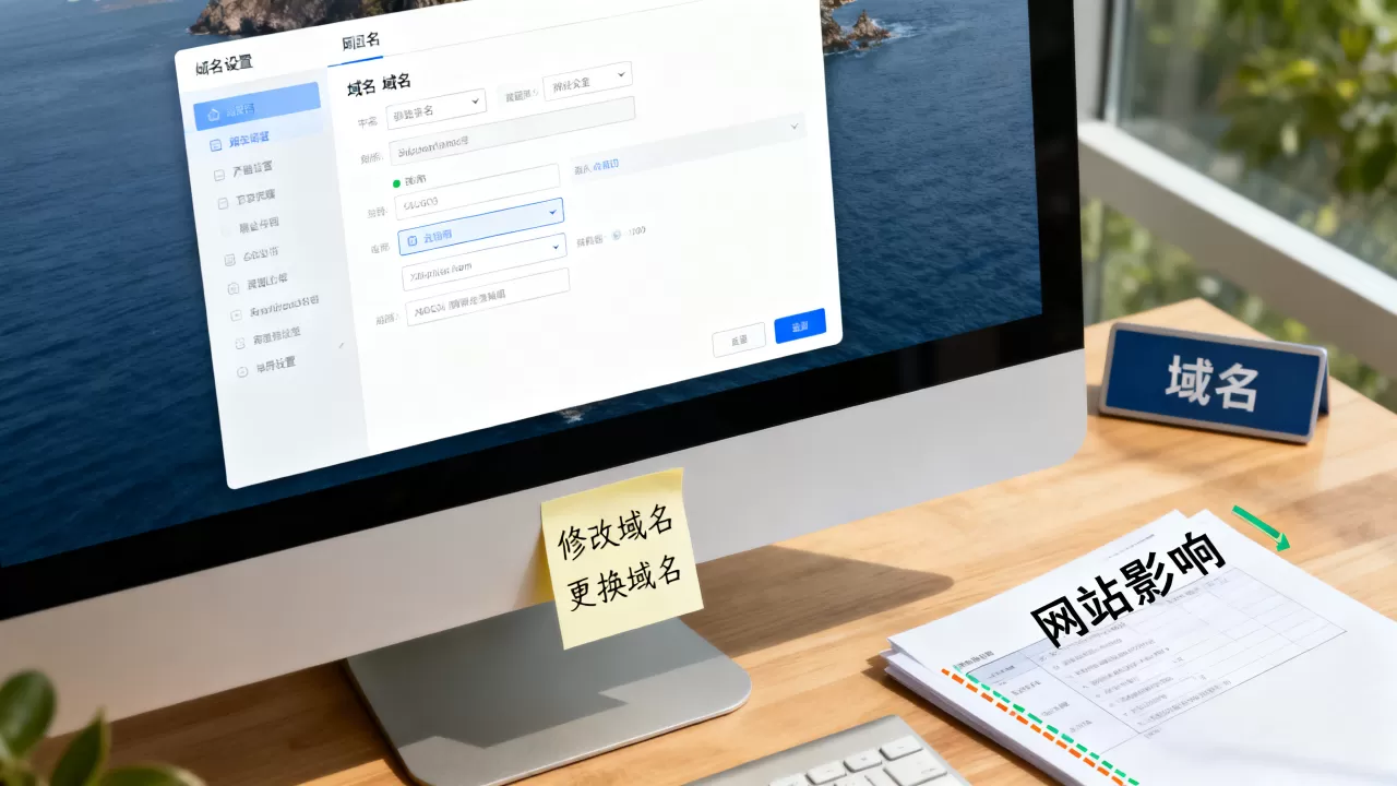 修改域名和更换域名有何区别,对网站有什么影响? 修改域名和更换域名有何区别,对网站有什么影响?