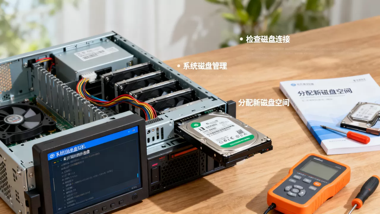虚拟机扩容后系统不识别咋办,新磁盘未显示如何分配? 虚拟机扩容后系统不识别咋办,新磁盘未显示如何分配?