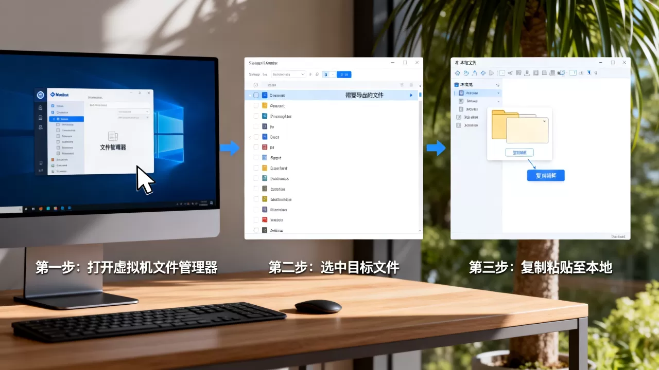 怎么从虚拟机里拿出文件,具体操作步骤是什么 怎么从虚拟机里拿出文件,具体操作步骤是什么