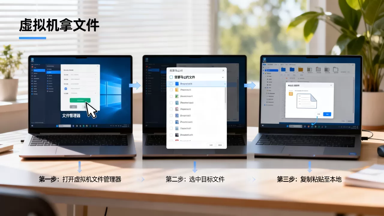 怎么从虚拟机里拿出文件,具体操作步骤是什么 怎么从虚拟机里拿出文件,具体操作步骤是什么