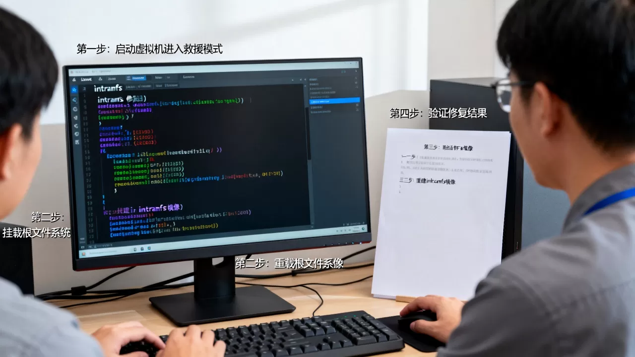 Linux虚拟机initramfs损坏如何修复?,有哪些步骤 Linux虚拟机initramfs损坏如何修复?,有哪些步骤